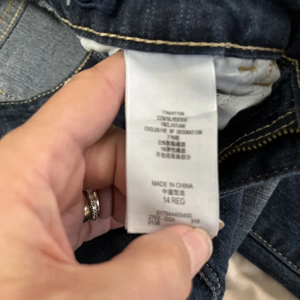 Levis 511 Jeans Boy Size 14 Reg Blue Denim Light Wash Adjustable Waist